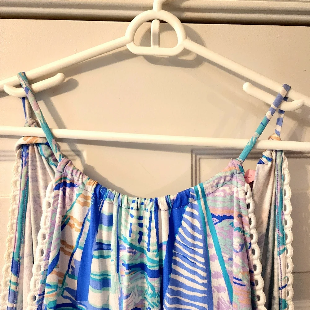 Lilly Pulitzer Spaghetti Strap Romper  size M - Picture 3 of 6